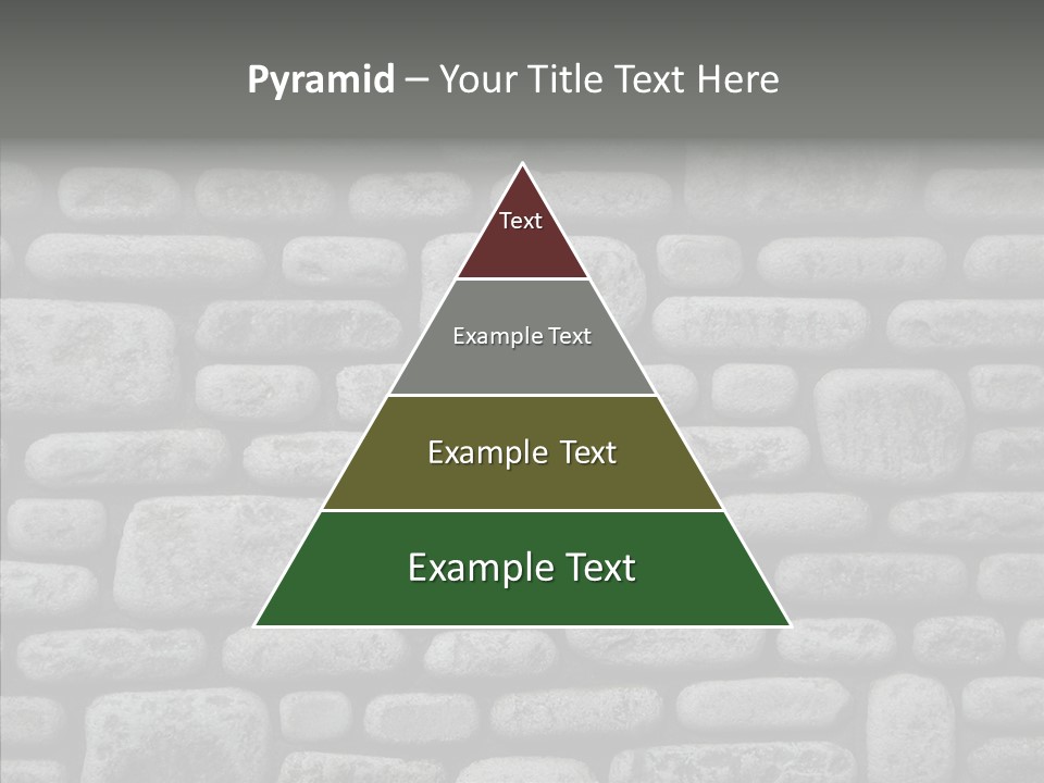 Black Staggered Pitted PowerPoint Template