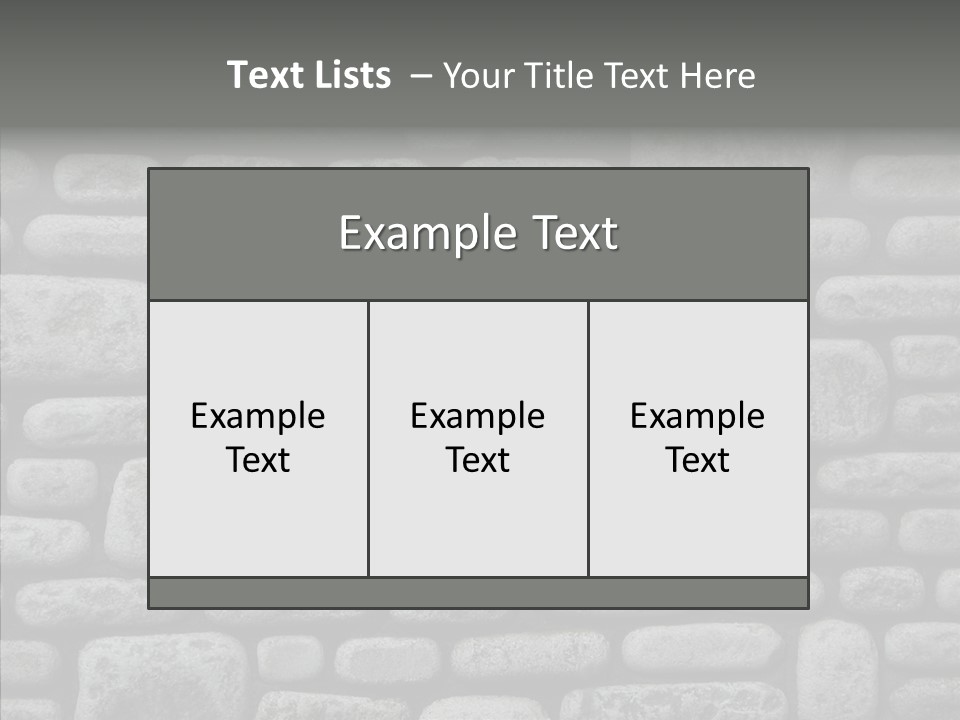 Black Staggered Pitted PowerPoint Template