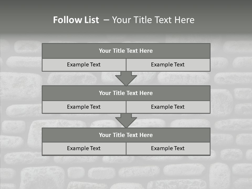 Black Staggered Pitted PowerPoint Template