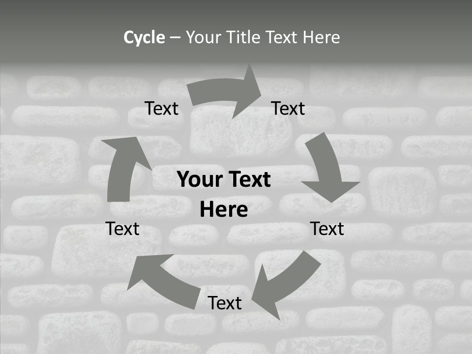 Black Staggered Pitted PowerPoint Template