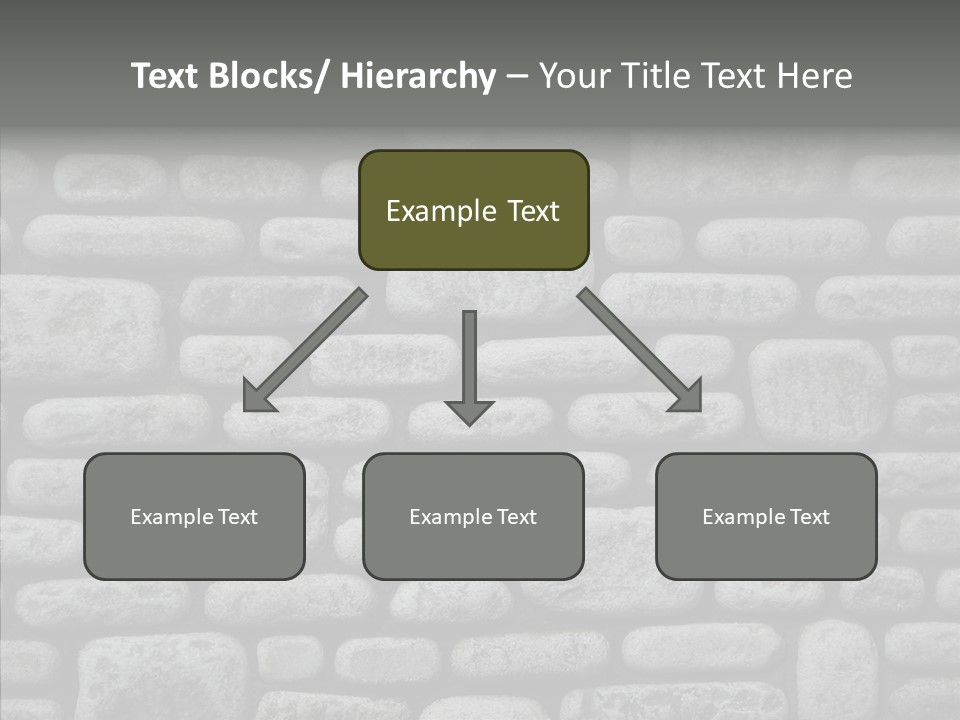 Black Staggered Pitted PowerPoint Template