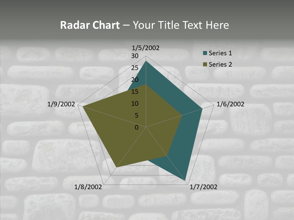 Black Staggered Pitted PowerPoint Template