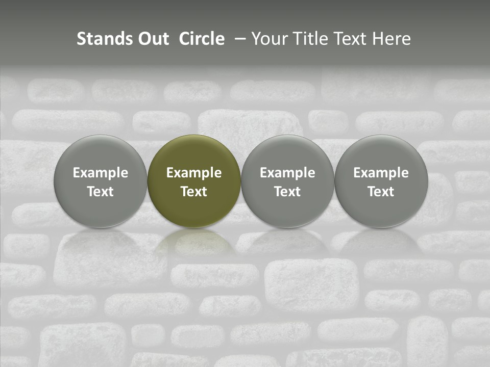 Black Staggered Pitted PowerPoint Template