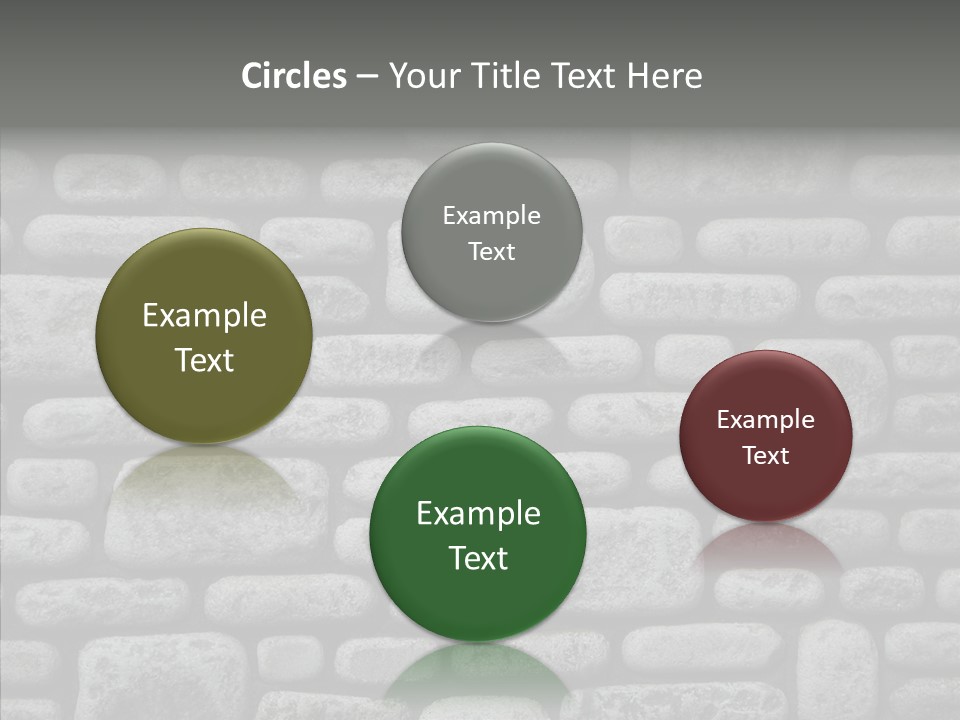 Black Staggered Pitted PowerPoint Template