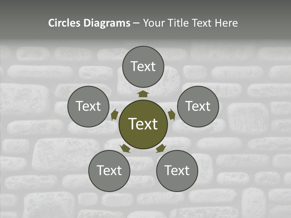 Black Staggered Pitted PowerPoint Template