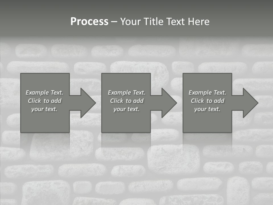 Black Staggered Pitted PowerPoint Template