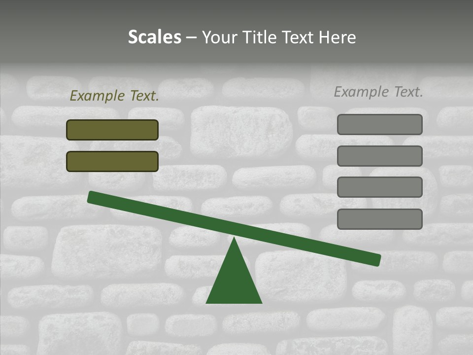 Black Staggered Pitted PowerPoint Template