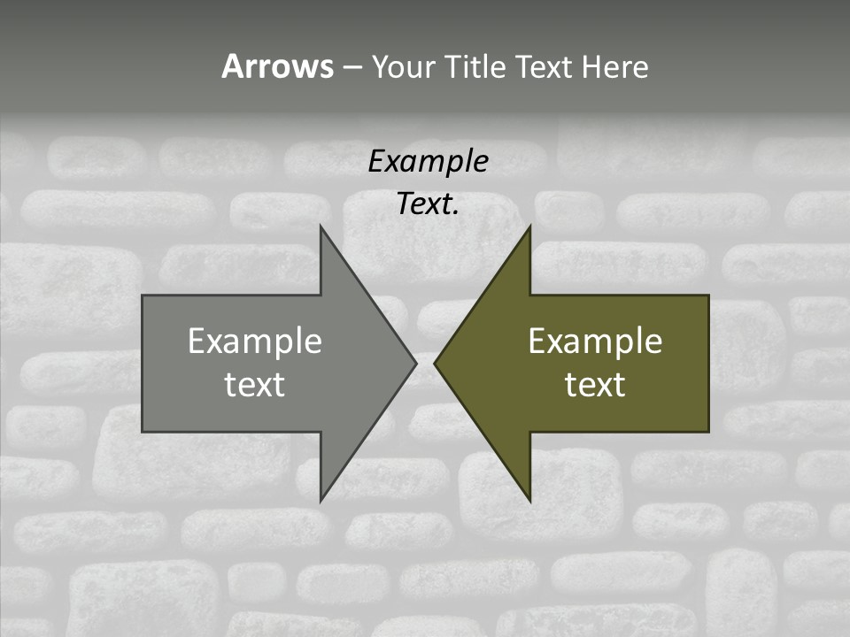 Black Staggered Pitted PowerPoint Template