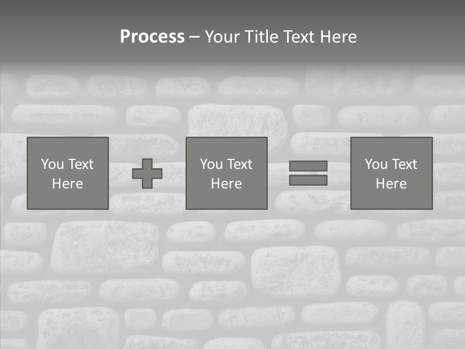Black Staggered Pitted PowerPoint Template