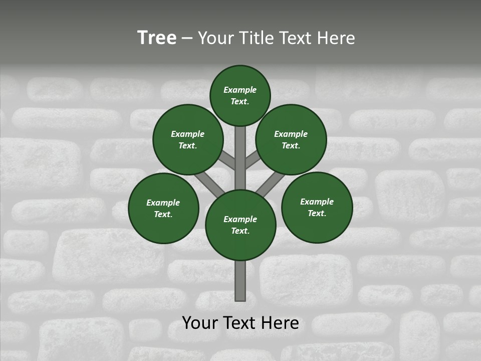 Black Staggered Pitted PowerPoint Template