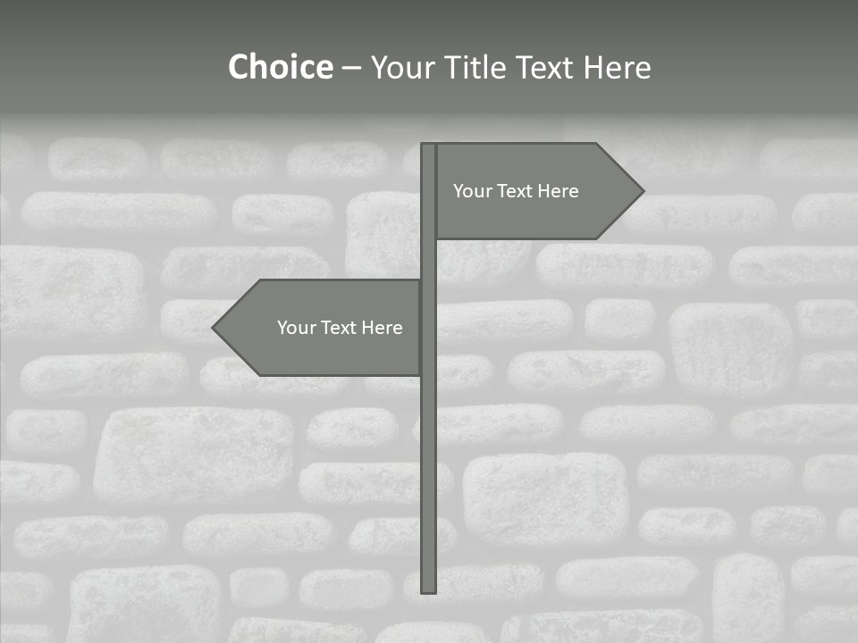 Black Staggered Pitted PowerPoint Template