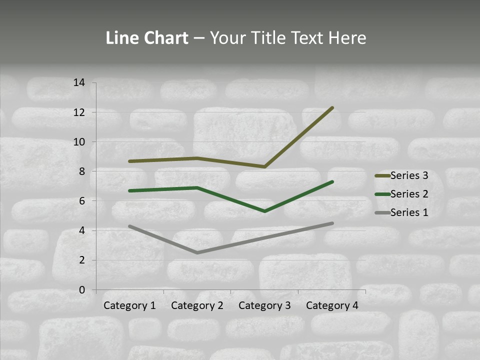 Black Staggered Pitted PowerPoint Template