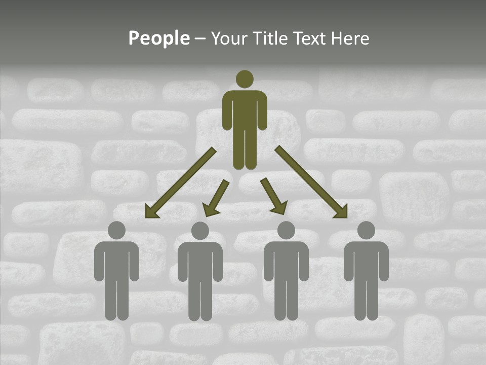 Black Staggered Pitted PowerPoint Template