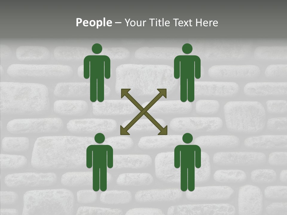 Black Staggered Pitted PowerPoint Template