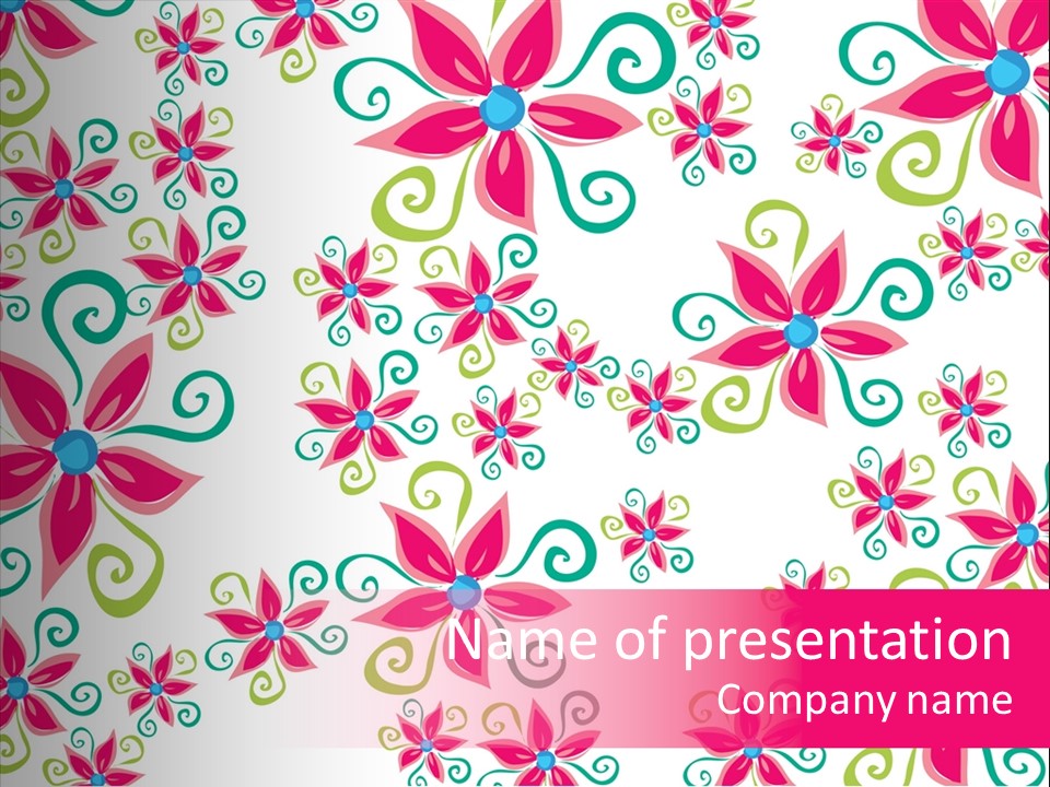 Pattern Scrapbook Ace PowerPoint Template