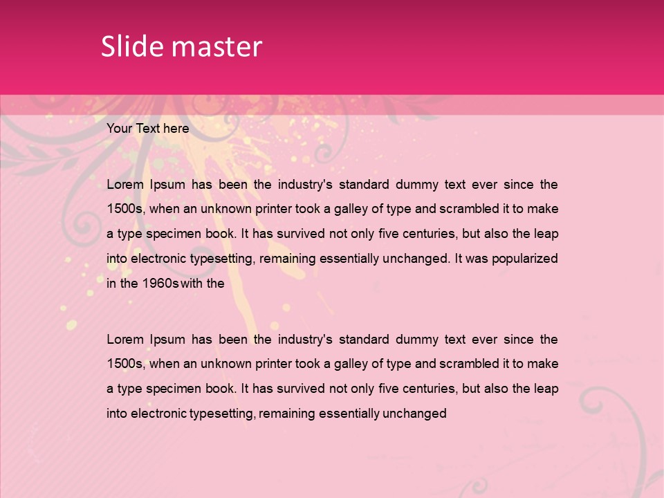 Ornament Dirt Clip Art PowerPoint Template