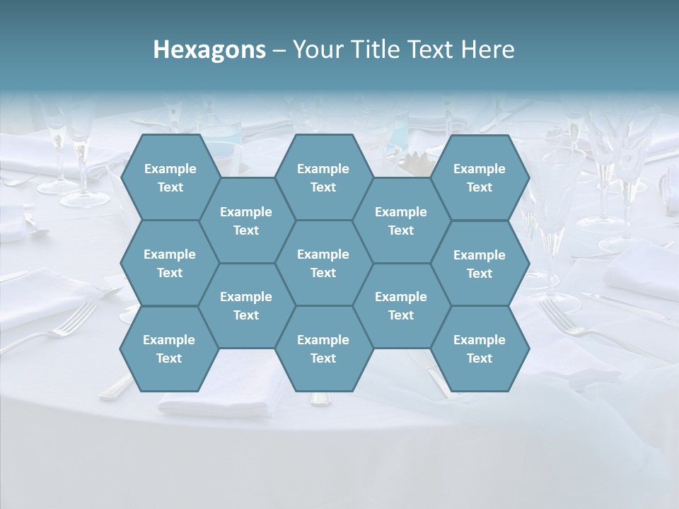 Outdoor Dinner Cutlery PowerPoint Template