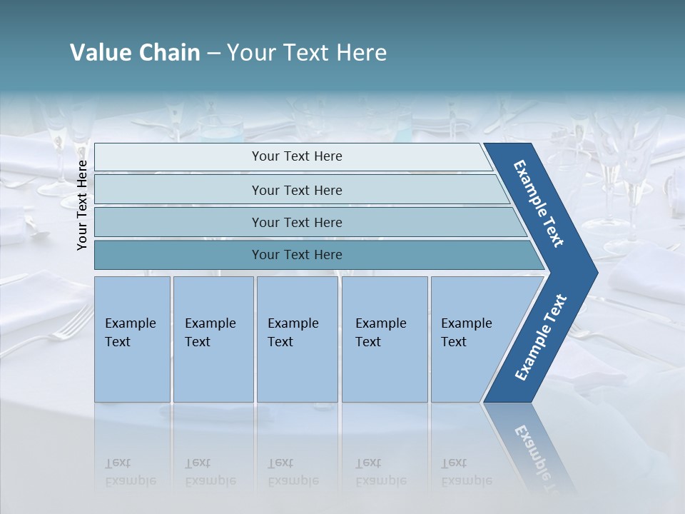Outdoor Dinner Cutlery PowerPoint Template
