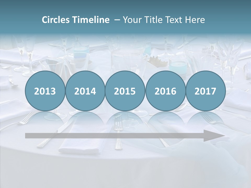 Outdoor Dinner Cutlery PowerPoint Template