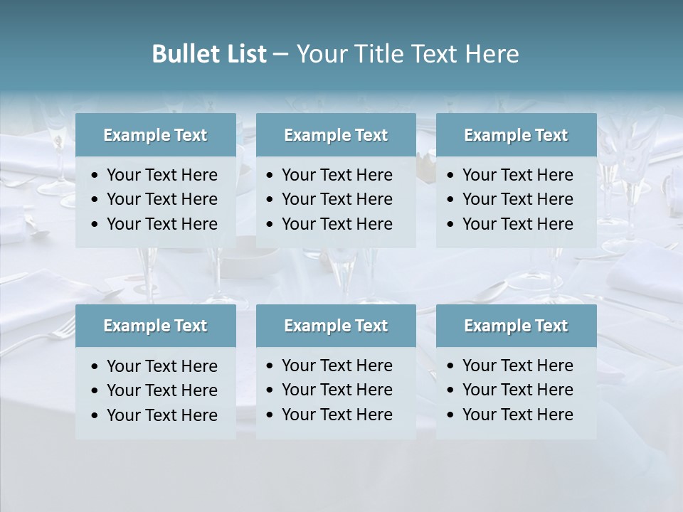Outdoor Dinner Cutlery PowerPoint Template