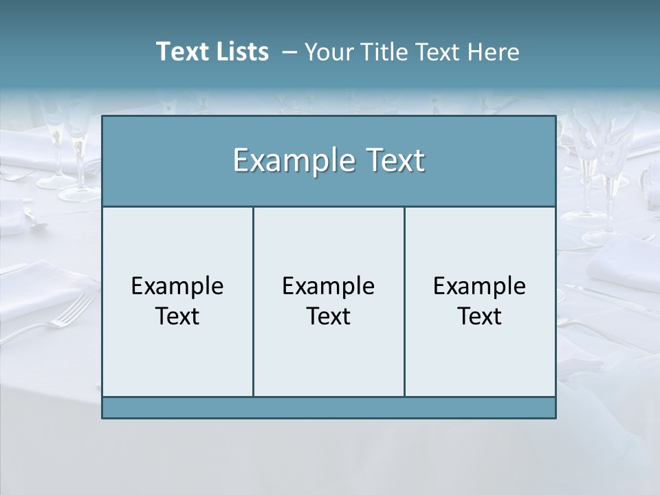 Outdoor Dinner Cutlery PowerPoint Template