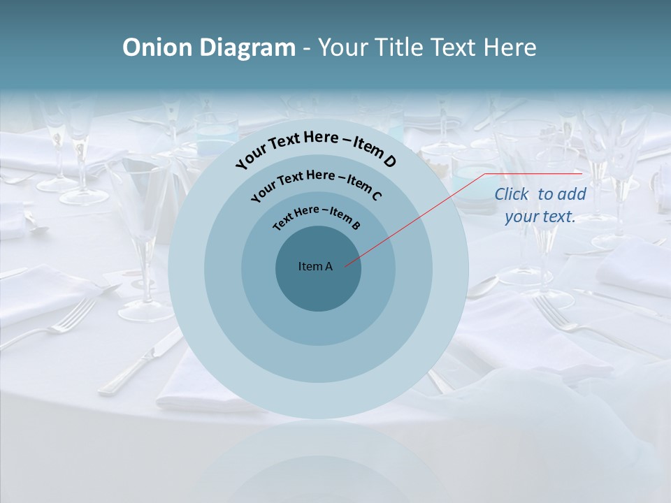 Outdoor Dinner Cutlery PowerPoint Template