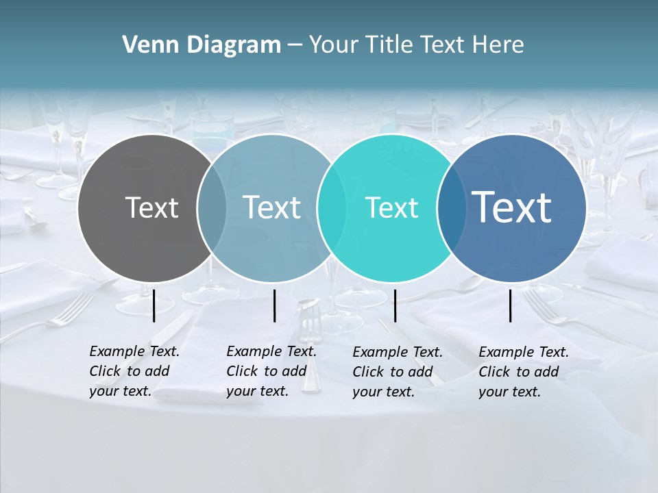 Outdoor Dinner Cutlery PowerPoint Template