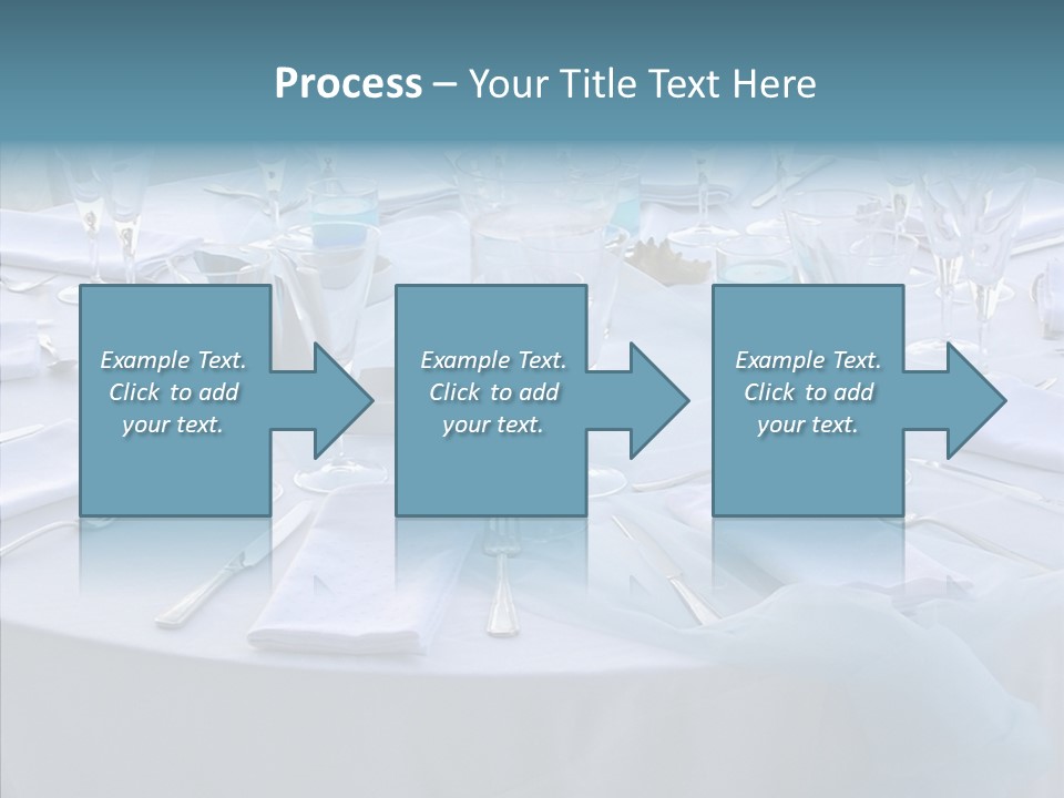 Outdoor Dinner Cutlery PowerPoint Template
