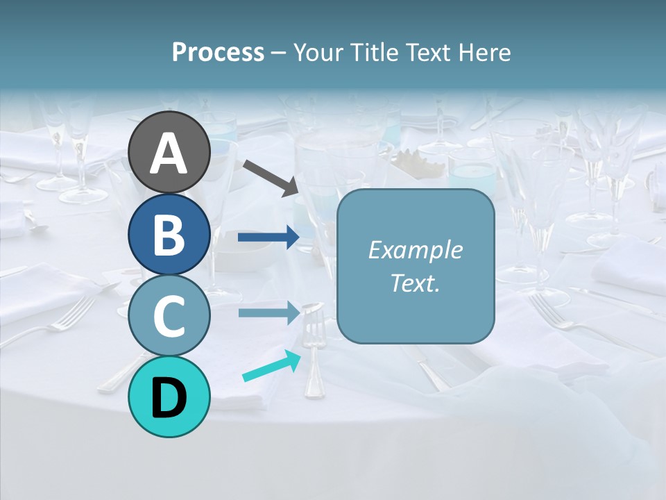 Outdoor Dinner Cutlery PowerPoint Template