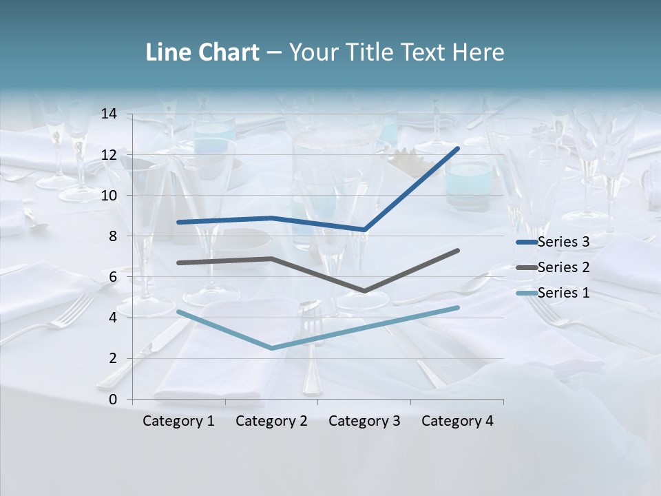 Outdoor Dinner Cutlery PowerPoint Template