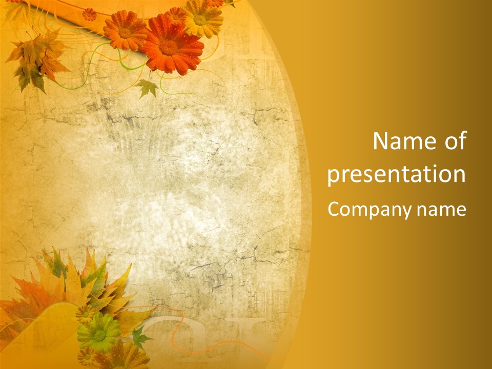 Tattered Scroll Frame PowerPoint Template