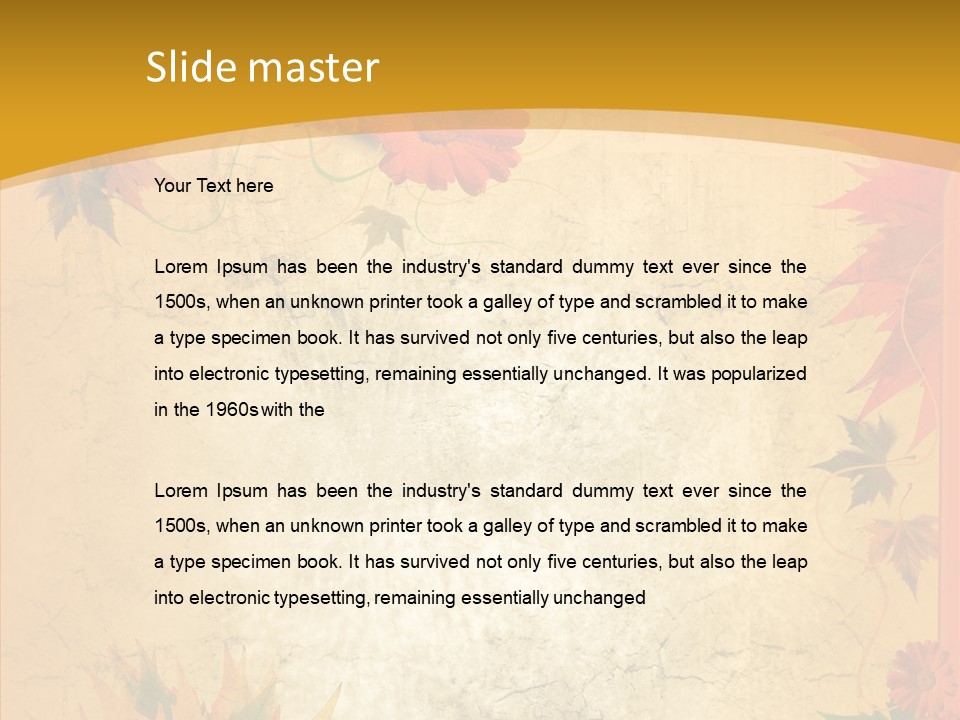Tattered Scroll Frame PowerPoint Template