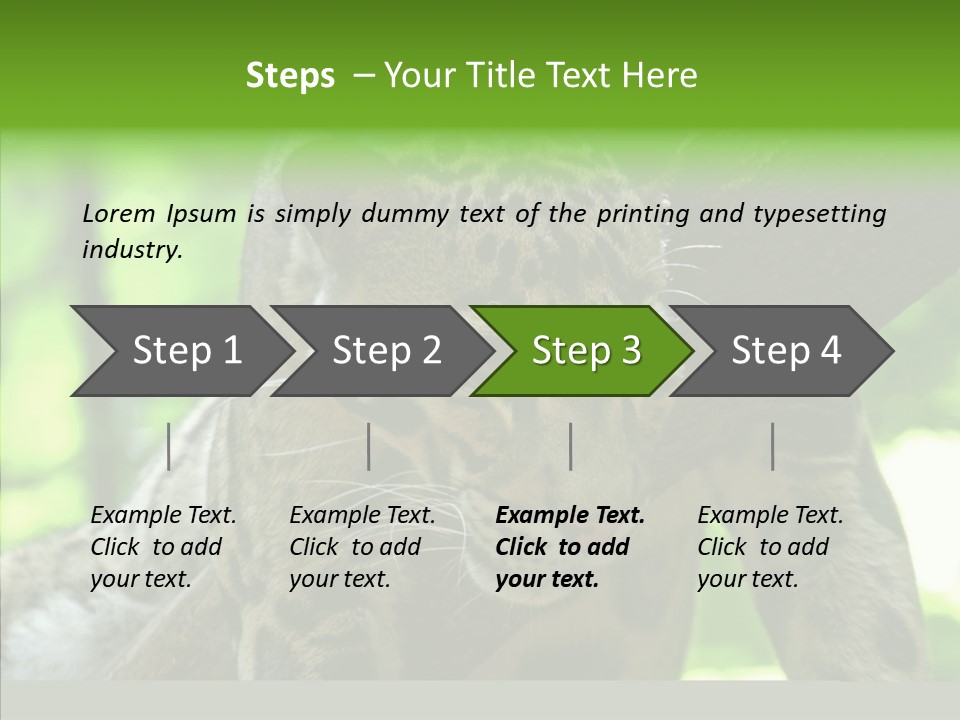 Cat Whiskers Wildlife PowerPoint Template