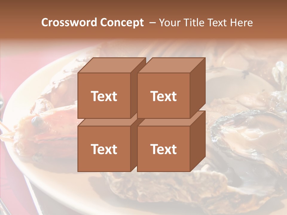 Restaurant Variety Lobster PowerPoint Template