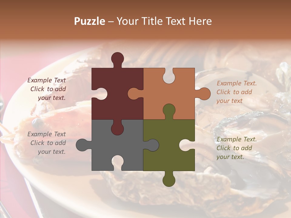 Restaurant Variety Lobster PowerPoint Template