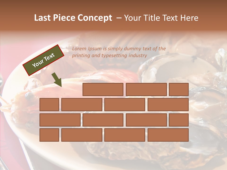 Restaurant Variety Lobster PowerPoint Template