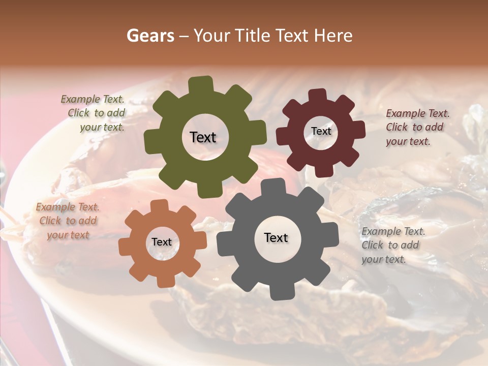 Restaurant Variety Lobster PowerPoint Template