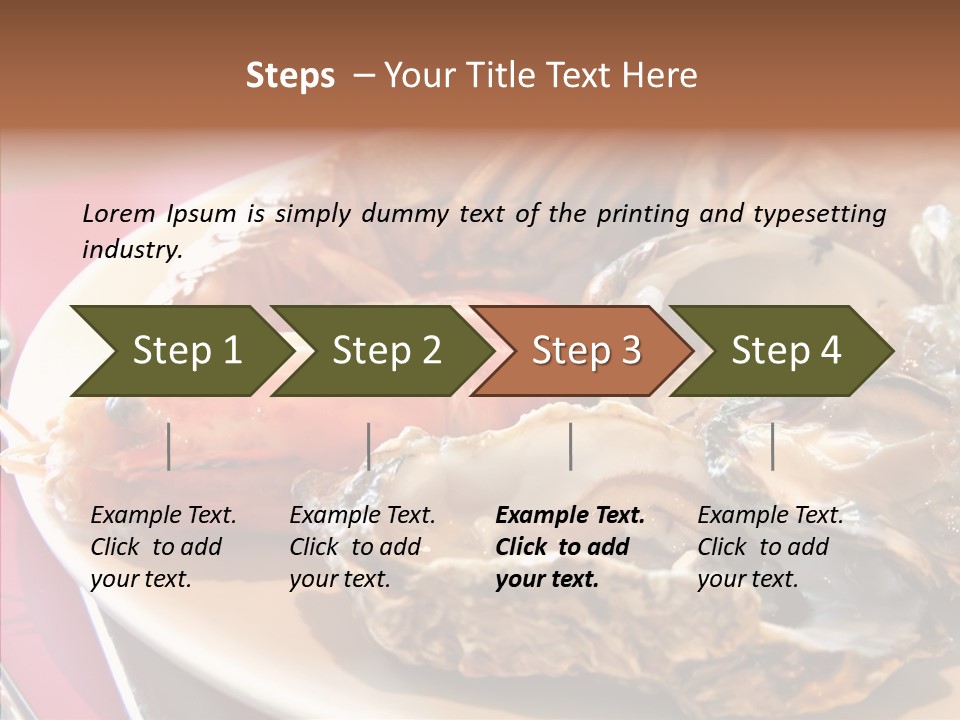 Restaurant Variety Lobster PowerPoint Template