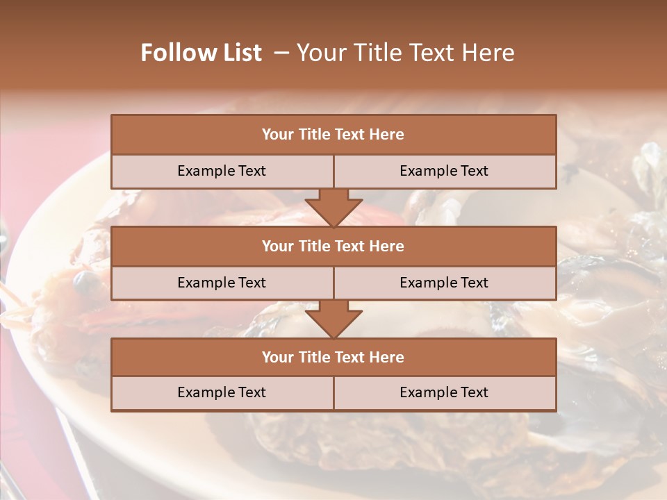 Restaurant Variety Lobster PowerPoint Template