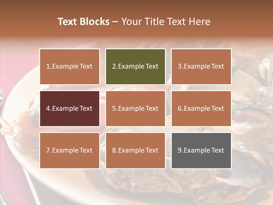 Restaurant Variety Lobster PowerPoint Template