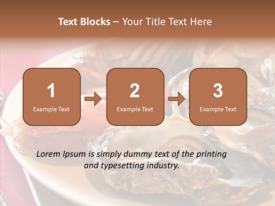 Restaurant Variety Lobster PowerPoint Template