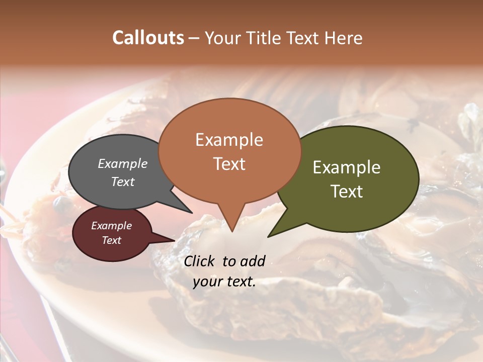 Restaurant Variety Lobster PowerPoint Template