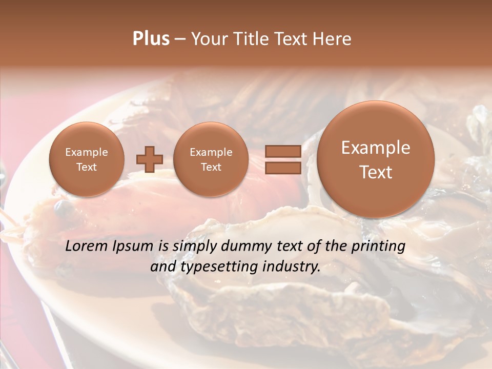 Restaurant Variety Lobster PowerPoint Template