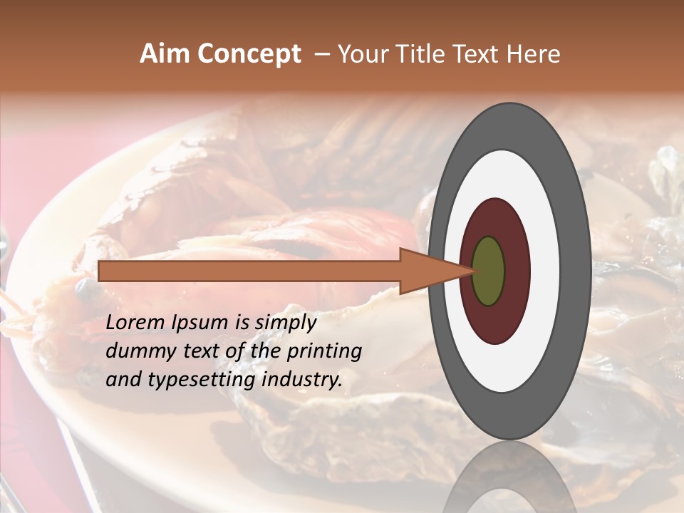 Restaurant Variety Lobster PowerPoint Template
