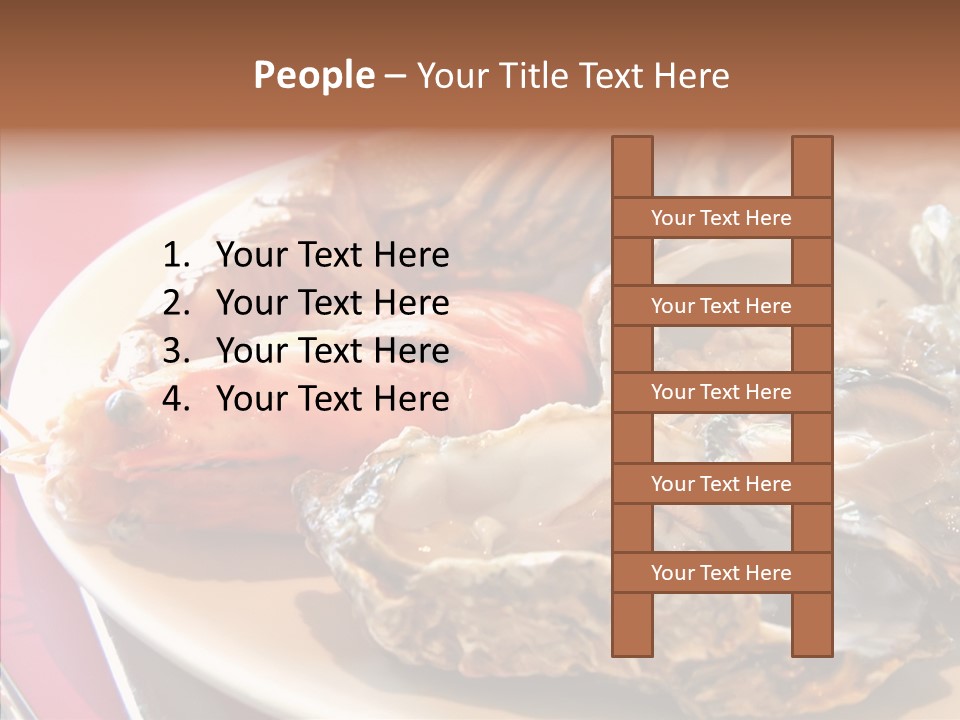 Restaurant Variety Lobster PowerPoint Template