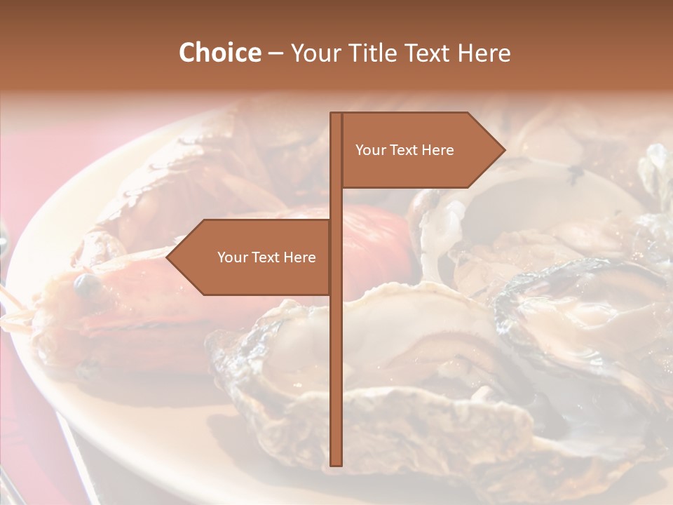 Restaurant Variety Lobster PowerPoint Template