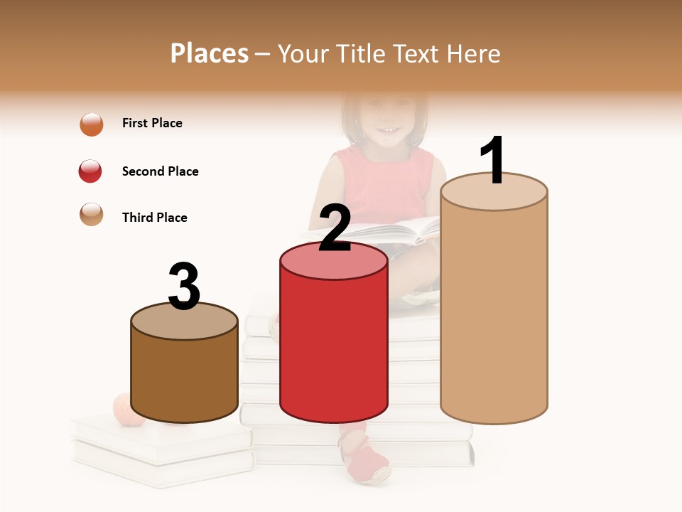 Letters Genius Caucasian PowerPoint Template