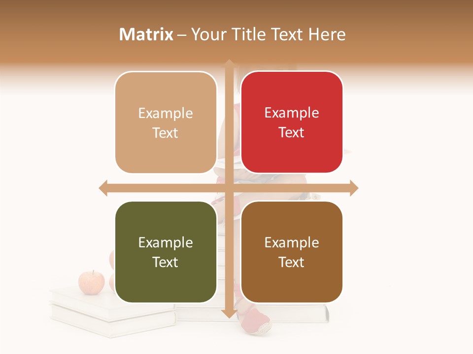 Letters Genius Caucasian PowerPoint Template