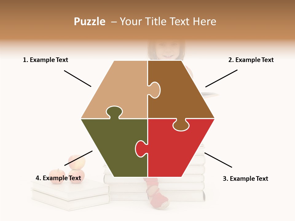 Letters Genius Caucasian PowerPoint Template