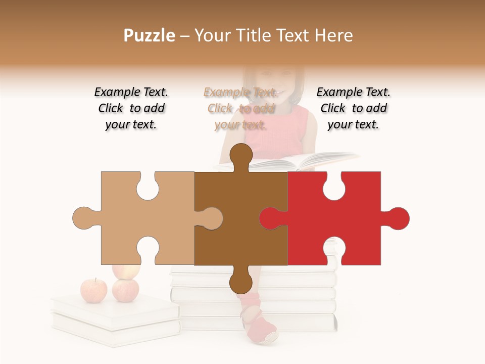 Letters Genius Caucasian PowerPoint Template